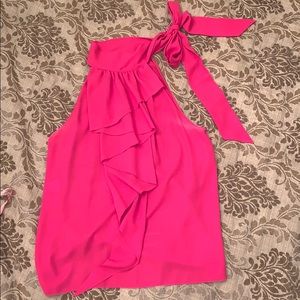 Hot pink sleeveless RACHEL Rachel Roy blouse